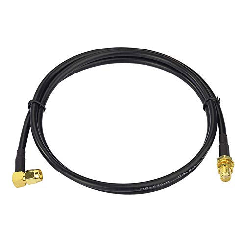 BINGFU 1m SMA Male Right Angle to Female RG58 Coaxial Cable for Ham Radio - Bingfu Antenna Extension for Kenwood, BaoFeng, Icom & More - View 9 of 11