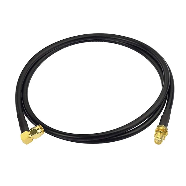 BINGFU 1m SMA Male Right Angle to Female RG58 Coaxial Cable for Ham Radio - Bingfu Antenna Extension for Kenwood, BaoFeng, Icom & More - View 10 of 11