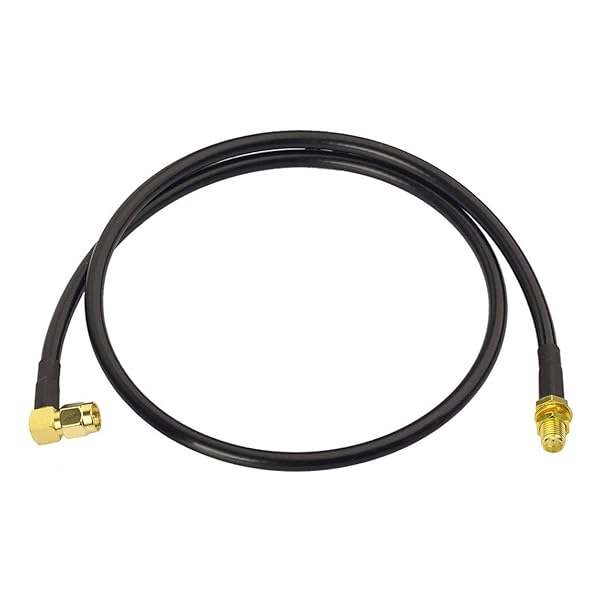 BINGFU 1m SMA Male Right Angle to Female RG58 Coaxial Cable for Ham Radio - Bingfu Antenna Extension for Kenwood, BaoFeng, Icom & More - View 11 of 11