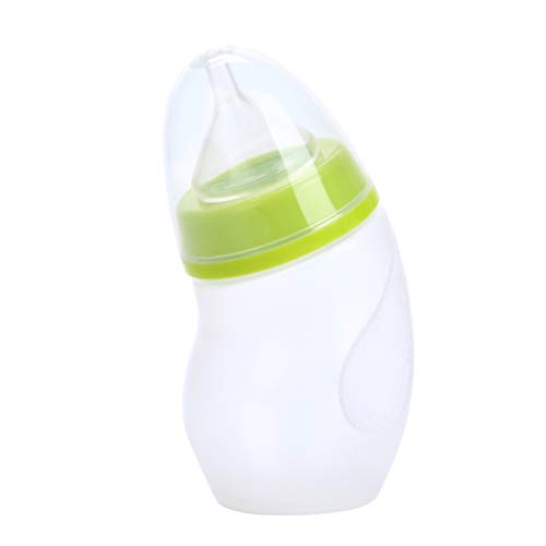 POPETPOP Pet Feeding Bottle for Kittens & Puppies - 180ML Nurser Bottle with Nipple, Ideal for Small Cats & Dogs, Random Color