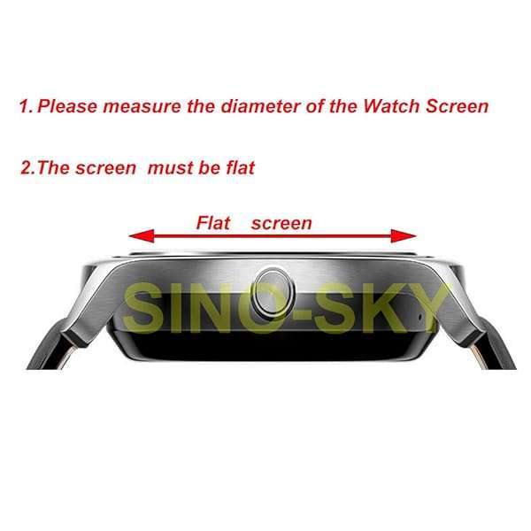 VRWOX Buy SINO-SKY 3-Pcs Universal Round Smart Watch HD Screen Protector - Anti-Scratch, Anti-Fingerprint, Bubble Free (34mm) - View 4 of 7