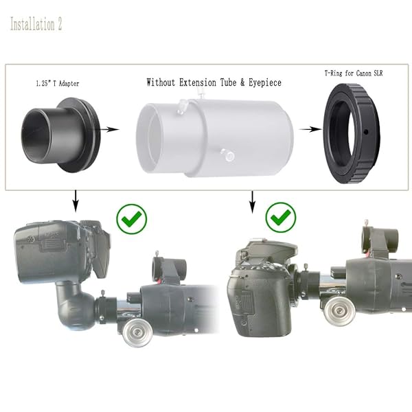 starboosa Starboosa Telescope Camera Adapter for Canon SLR: Prime Focus & Eyepiece Projection Photography - View 6 of 9