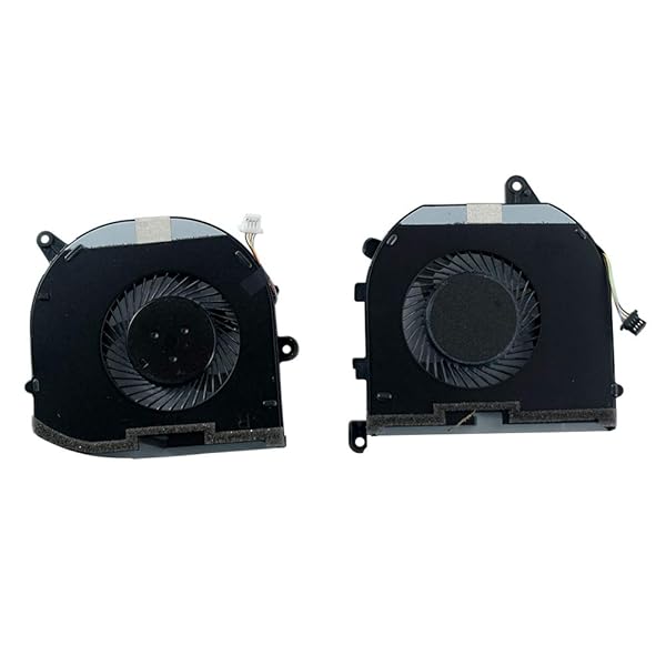 Rangale Rangale CPU and GPU Cooling Fan for Dell XPS 15 9570 Series Laptop High Performance Replacement DFS501105PR0T FKCH 008YY9 0TK9J1 - View 3 of 8