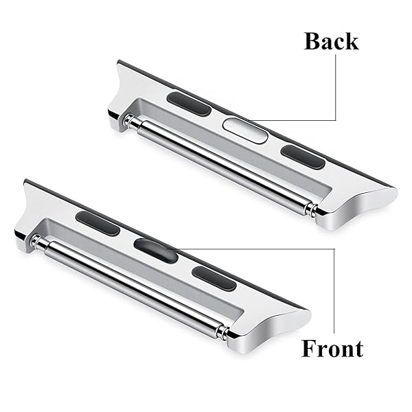 OMECKY OMECKY Spring Bar Connectors for Apple Watch Bands - 3 Pack in 3 Colors | Durable & Stylish Adapter - View 5 of 8
