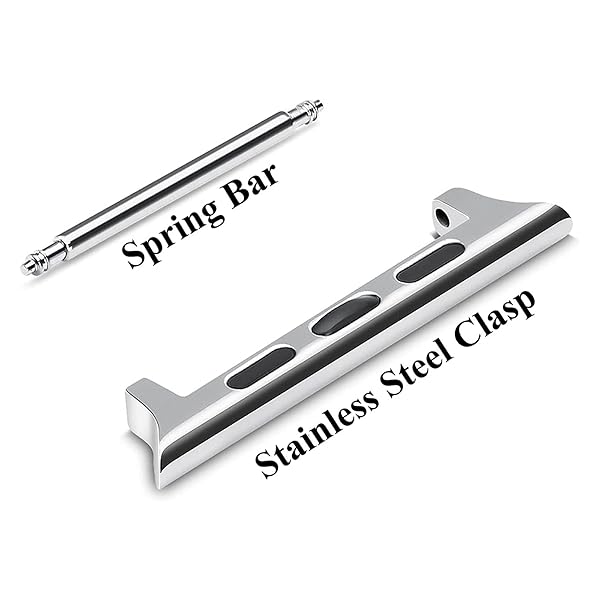 OMECKY OMECKY Spring Bar Connectors for Apple Watch Bands - 3 Pack in 3 Colors | Durable & Stylish Adapter - View 6 of 8