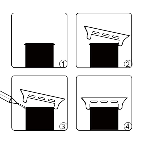 OMECKY OMECKY Spring Bar Connectors for Apple Watch Band Adapter - Silver 3 Pack - View 7 of 7