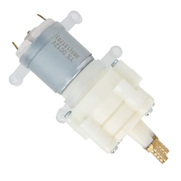 Fielect Fielect 5-12V Self Priming Diaphragm Pump Motor for Water with Shock Absorption and 5mm Copper Mouth R385 - View 4 of 7