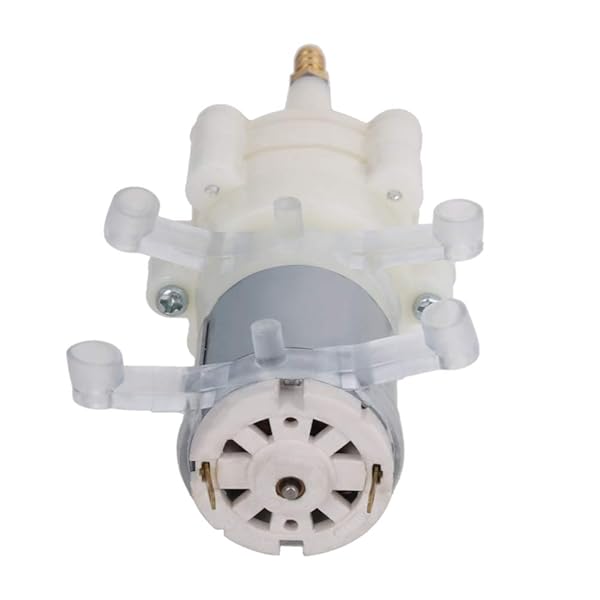 Fielect Fielect 5-12V Self Priming Diaphragm Pump Motor for Water with Shock Absorption and 5mm Copper Mouth R385 - View 5 of 7