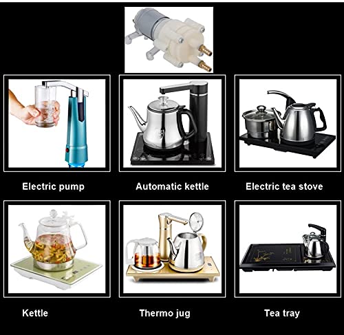Fielect Fielect 5-12V Self Priming Diaphragm Pump Motor for Water with Shock Absorption R385 DC Diaphragm Pump - View 5 of 7
