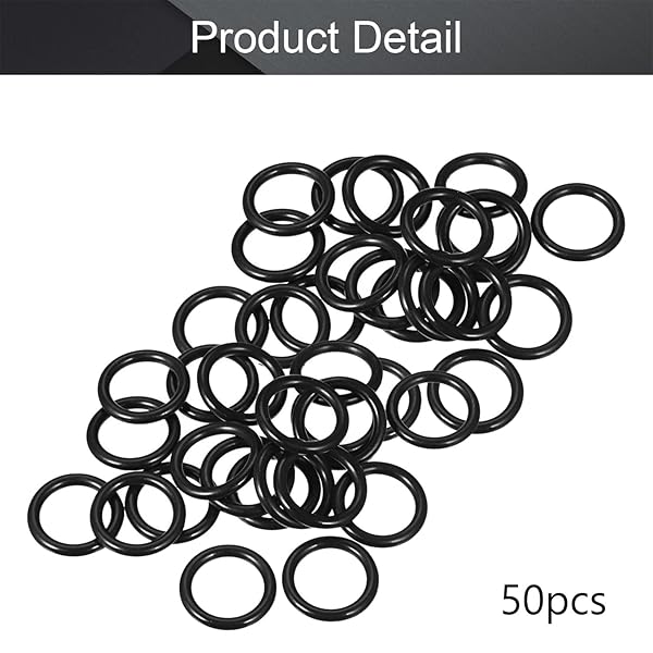 Othmro Othmro 50pcs Nitrile Rubber O-Rings 11.5mm OD 8.5mm ID 1.5mm Width Metric Sealing Gasket for Reliable Performance - View 4 of 5