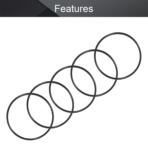 Othmro Othmro 50pcs Nitrile Rubber O-Rings 63mm OD 60mm ID 1.5mm Width for Reliable Sealing Gasket Solutions - View 3 of 5