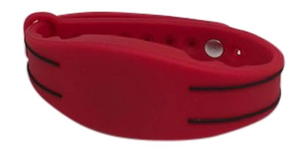 Panopticon Tech Red Adjustable 26 Bit Proximity Wristbands AuthorizID Compatible with ISOProx 1386 1326 H10301 for Access Control Systems - View 2 of 7