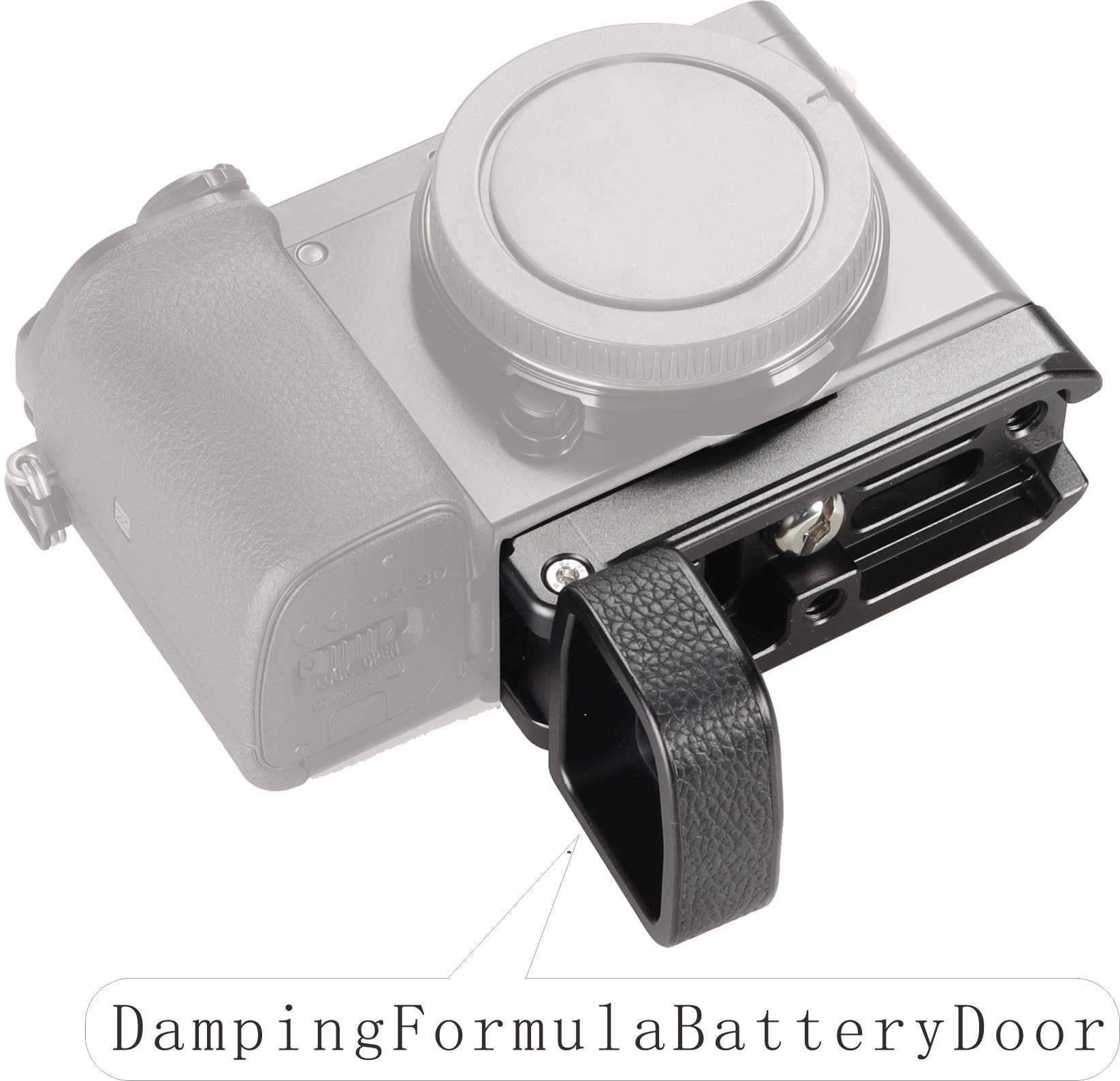 WEPOTO WEPOTO A6500 Grip Quick Mounting Plate: Enhance Traction & Protect Your Sony A6500 from Abrasion - View 3 of 7