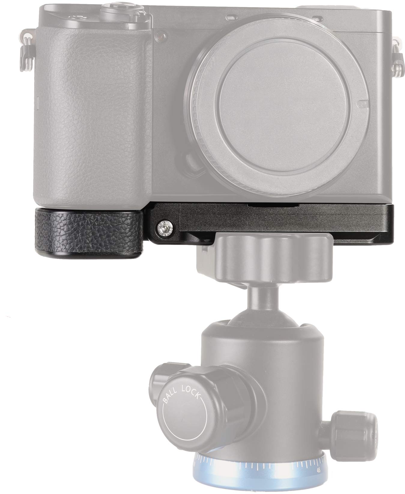 WEPOTO WEPOTO A6500 Grip Quick Mounting Plate: Enhance Traction & Protect Your Sony A6500 from Abrasion - View 4 of 7