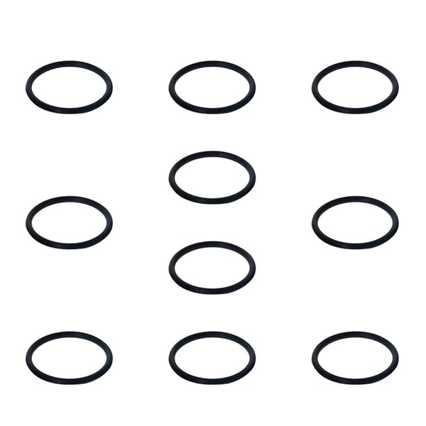 Othmro Othmro 10pcs Nitrile Rubber O-Rings 2.5mm Wire Dia 30mm OD for Oil Air Sealing Professional Plumbing Car Repair Black - View 2 of 4