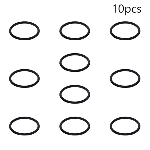 Othmro Othmro 10pcs Nitrile Rubber O-Rings 2.5mm Wire Dia 30mm OD for Oil Air Sealing Professional Plumbing Car Repair Black - View 3 of 4