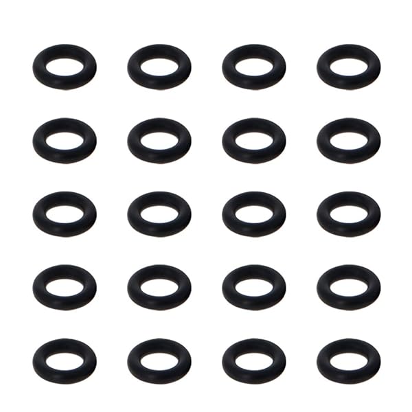 Othmro Othmro 25pcs Nitrile Rubber O-Rings 2.5mm Wire Dia 12mm OD for Oil Air Sealing Professional Plumbing Car Repair Black - View 2 of 4