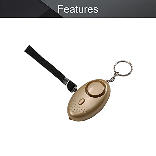 Othmro Othmro Safe Sound Personal Alarm 4 Pack 120DB Keychain Emergency Safety Alarm with LED Lights for Women Men Children Elderly Gold - View 3 of 8