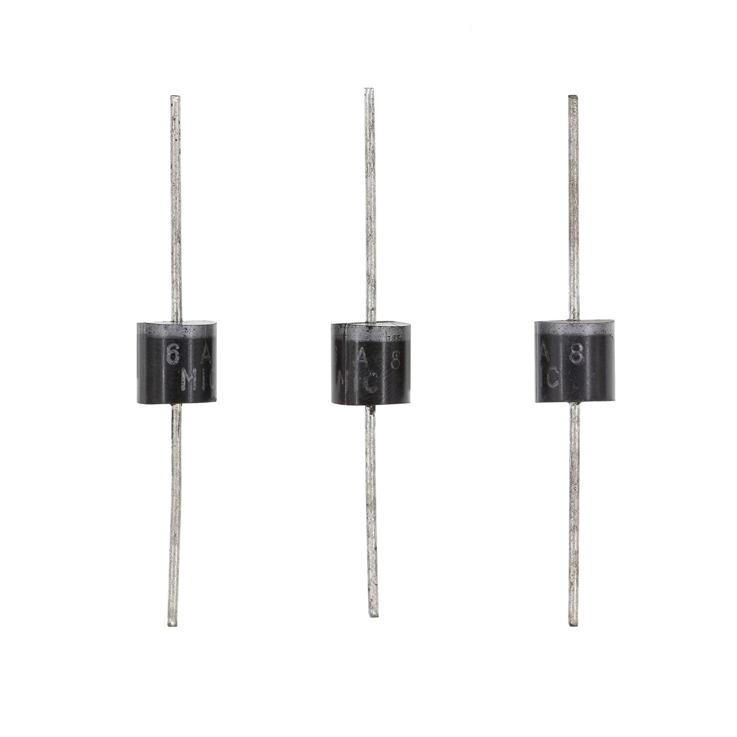 HUABAN 5PCS 6A8 Rectifier Diode 6A 800V R-6 Axial High Performance 6 Amp 800 Volt Components