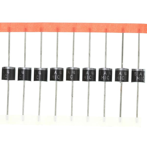 HUABAN 20PCS 6A4 Rectifier Diode 6A 400V R-6 Axial High Quality 6 Amp 400 Volt Electronics Components