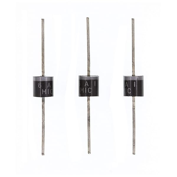 HUABAN 20PCS 6A1 Rectifier Diode 6A 100V R-6 Axial High Quality 6 Amp 100 Volt Electronics Components