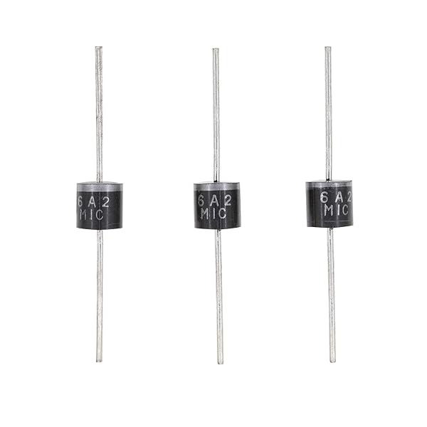 HUABAN 20PCS 6A2 Rectifier Diode 6A 200V R-6 Axial High Quality 6 Amp 200 Volt Electronic Components
