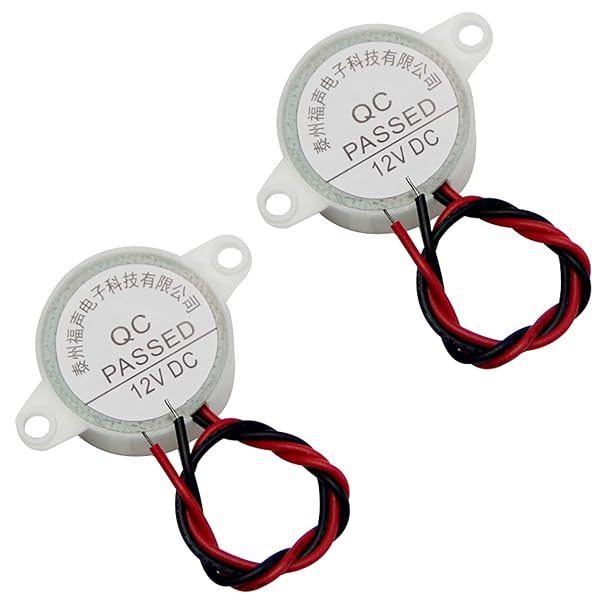 Fielect Fielect DC 12V 100dB Active Electronic Buzzer Alarm Sounder 2Pcs Intermittent Beep Speaker 2.3x1.9cm - View 6 of 7