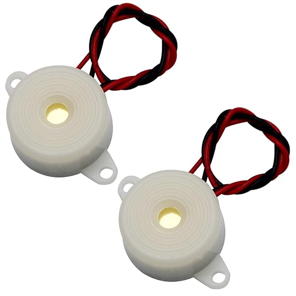 Fielect Fielect DC 12V 100dB Active Electronic Buzzer Alarm Sounder 2Pcs Intermittent Beep Speaker 2.3x1.9cm - View 2 of 7