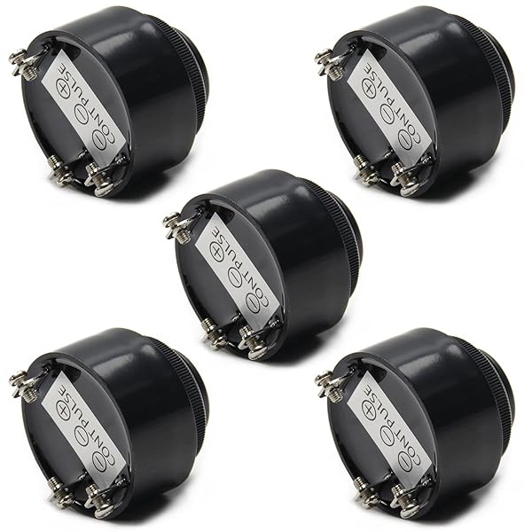 Fielect Fielect 5Pcs DC12V 90dB Electronic Buzzer Alarm Active Piezo Beeper Tone Speaker for Security and Alerts - View 6 of 8