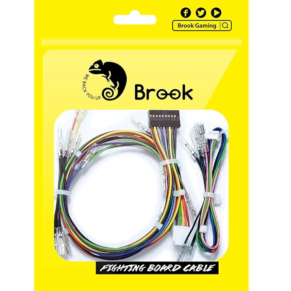 Brook Brook Fighting Board Cable 20-Pin Button Joystick Harness for DIY Arcade Stick and Fighting Board Accessories