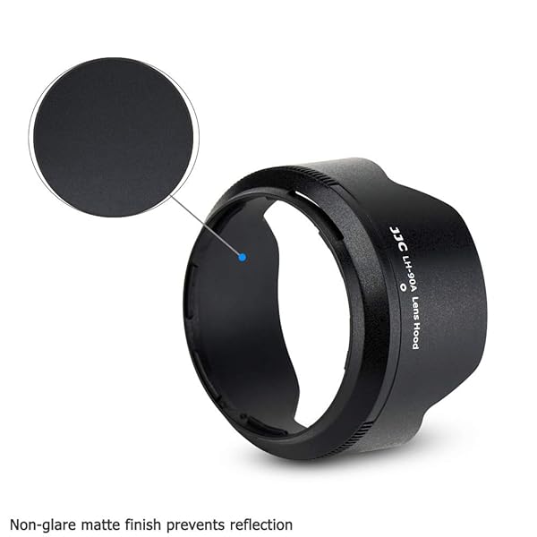 JJC Reversible Lens Hood for Nikon NIKKOR Z 50-250mm & 50mm - Fits HB-90A, Attaches 62mm Filter & Lens Cap - View 4 of 11