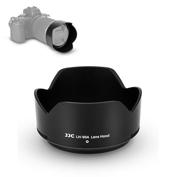 Reversible Lens Hood for Nikon NIKKOR Z 50-250mm & 50mm - Fits HB-90A, Attaches 62mm Filter & Lens Cap