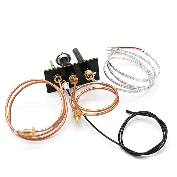 MENSI Buy MENSI Propane Natural Gas Pilot Assembly for HHT 10002264/10002265 - Perfect for Fireplaces & Fryers with 750mV Thermopile - View 4 of 6