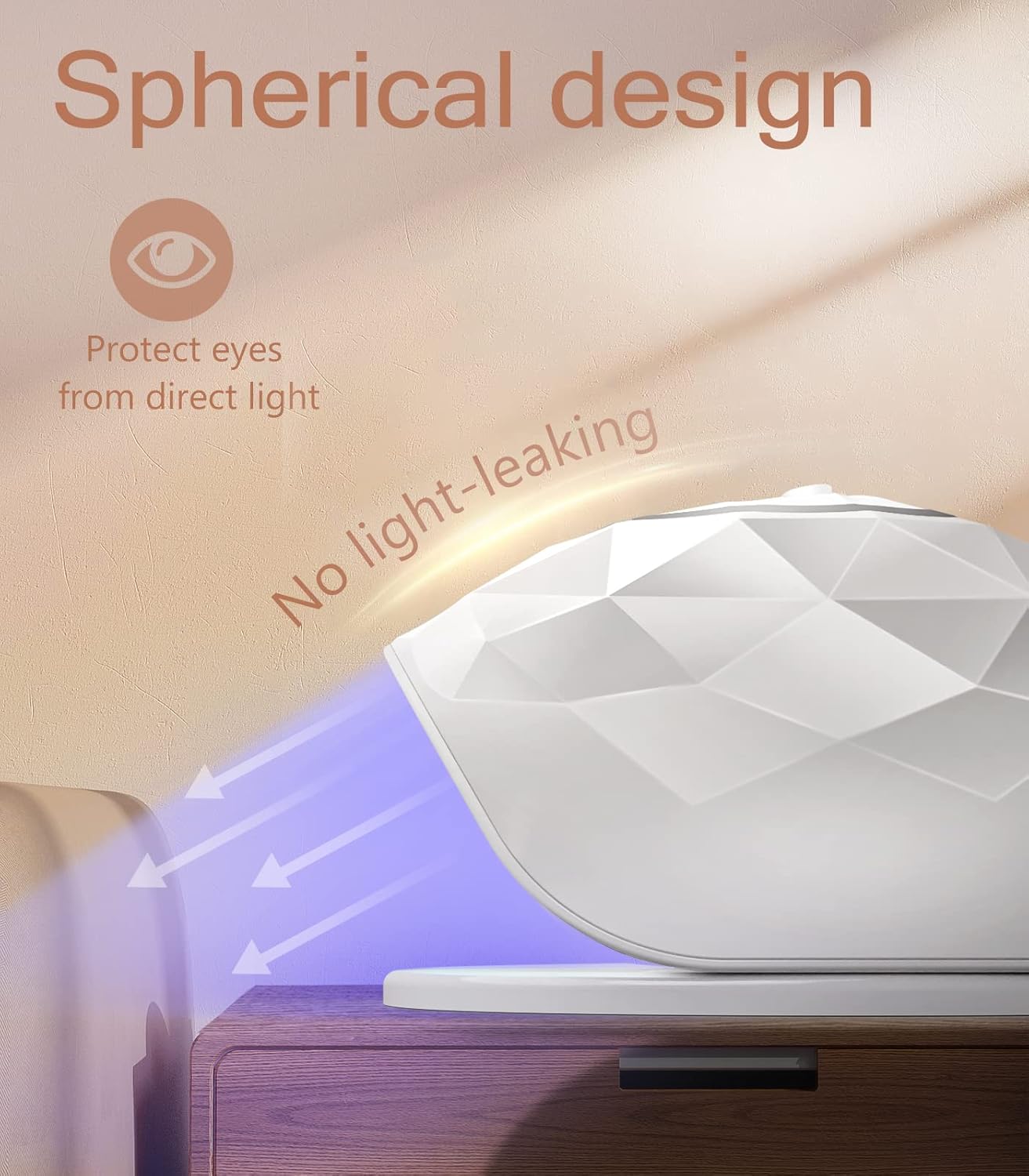 Easkep Easkep UV LED Nail Lamp 86W Fast Nail Dryer for Gel Polish Curing with Eyes Protection Ideal for Home and Salon Use - View 2 of 7