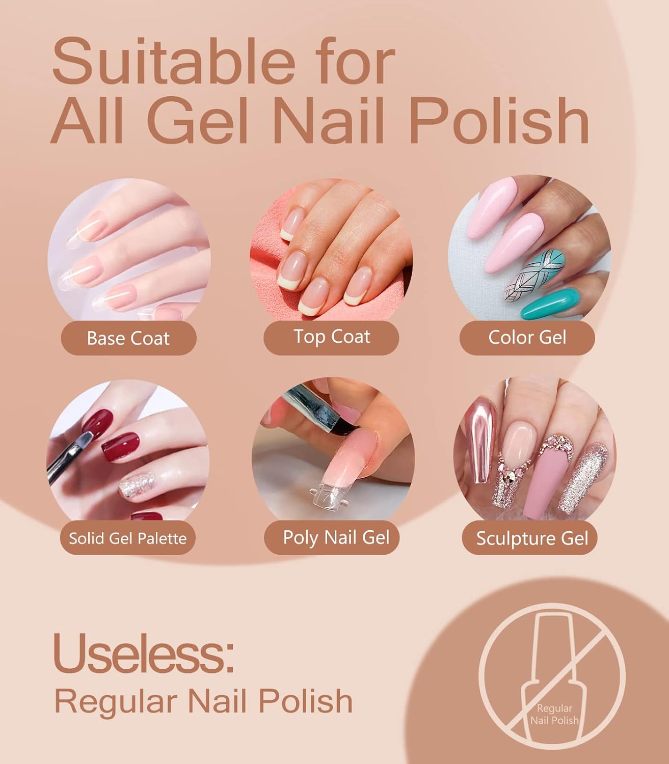 Easkep Easkep UV LED Nail Lamp 86W Fast Nail Dryer for Gel Polish Curing with Eyes Protection Ideal for Home and Salon Use - View 5 of 7