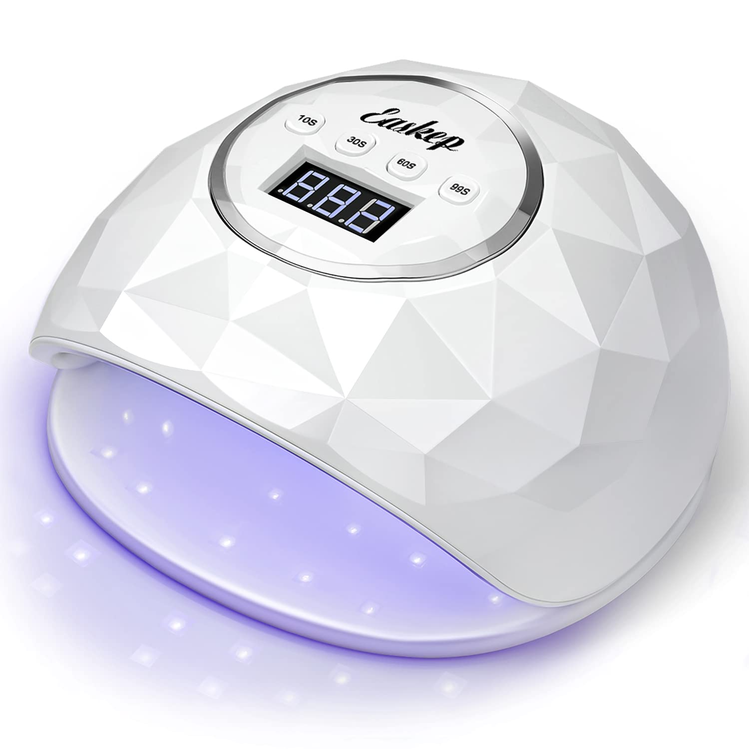 Easkep Easkep UV LED Nail Lamp 86W Fast Nail Dryer for Gel Polish Curing with Eyes Protection Ideal for Home and Salon Use