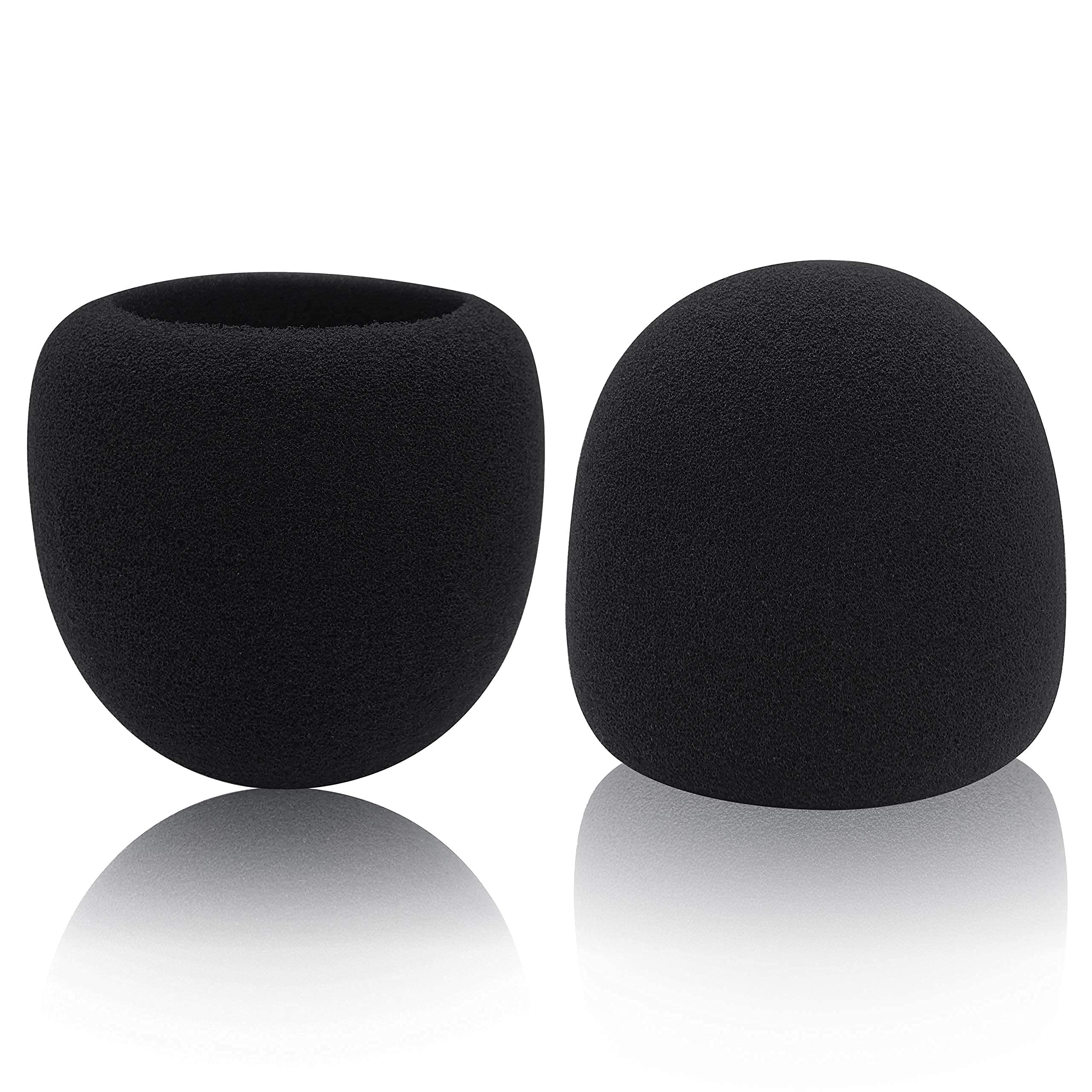 Boseen Foam Microphone Windscreen for Blue Yeti Professional Pop Filter 2.5 Inch Diameter Microphones Sponge Mic Cover 2Pcs - View 7 of 7