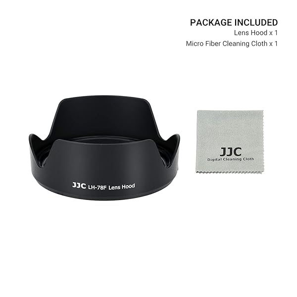 JJC JJC EW-78F Lens Hood for Canon RF 24-240mm - Reversible Shade, Compatible with 72mm Filter & Lens Cap - View 10 of 10