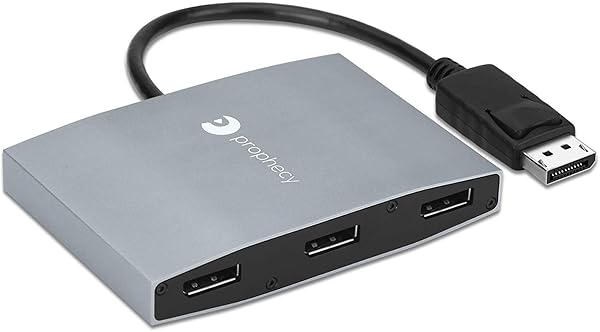 gofanco gofanco Prophecy 1x3 DisplayPort Adapter - Triple DisplayPort MST Hub for 4K @30Hz on Windows PCs - View 2 of 10