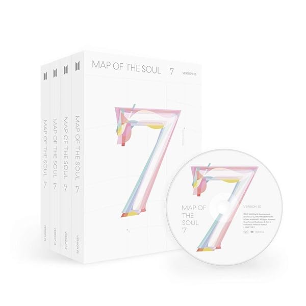 SM Ent BTS Map Of The Soul 7 CD Version 1 High Quality Music Album for Fans - View 3 of 8