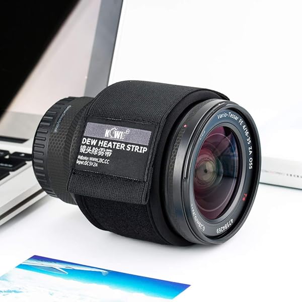 KIWIFOTOS USB Lens Warmer & Dew Heater Strip for Cameras & Telescopes - Prevent Condensation on Lenses Up to 80mm - View 9 of 9
