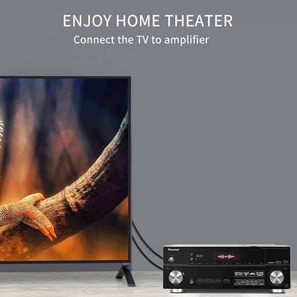 Disino Disino RCA to 1/4 Insert Cable 6.35mm TRS Male to Dual RCA Audio Y Splitter 6.6 FT 2Meters - View 7 of 7