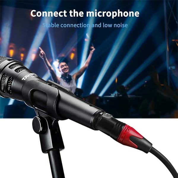 Disino Disino XLR to Dual RCA Y Splitter Cable - 3.3ft Unbalanced Female to 2 RCA Stereo Audio Interconnect - View 8 of 8