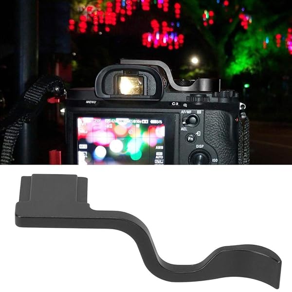 Mugast Buy Mugast Aluminium Alloy Camera Thumb Up Grip for Sony A7 Series - Durable Shoe Mount Holder (Black) - View 6 of 7