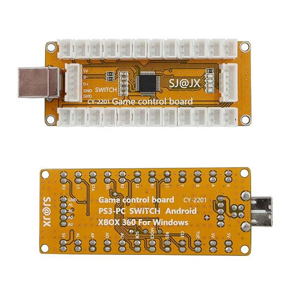 SJ@JX SJ JX Arcade Game USB Encoder Zero Delay 2 Player Gamepad Joystick Controller for Nintendo Switch PC PS3 Raspberry Pi MAME - View 5 of 5