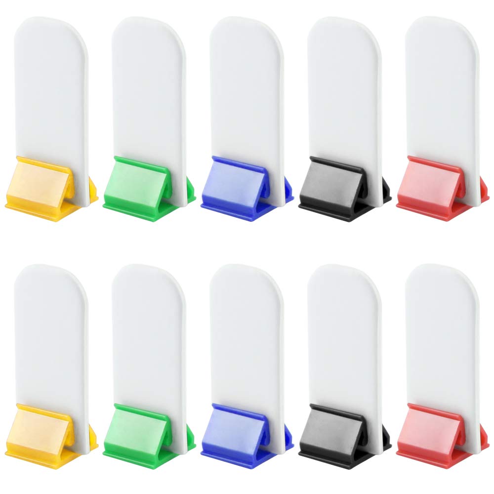 BIGNC Bignc 50 Pack Colorful Game Card Stands and 50 White Blank Game Board Markers for DIY Board Game Party Favors - View 4 of 5