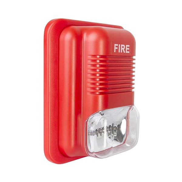 Tokatuker Fire Alarm Siren Security Horn Buzzer DC9V-24V Sound Light Warning Strobe for Manual Pull Station or Alarm System - View 3 of 6