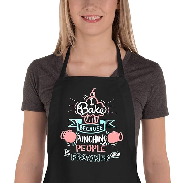 Saukore Funny Saukore Baking Aprons for Men & Women - Perfect Gifts for Bakers & Kitchen Lovers!