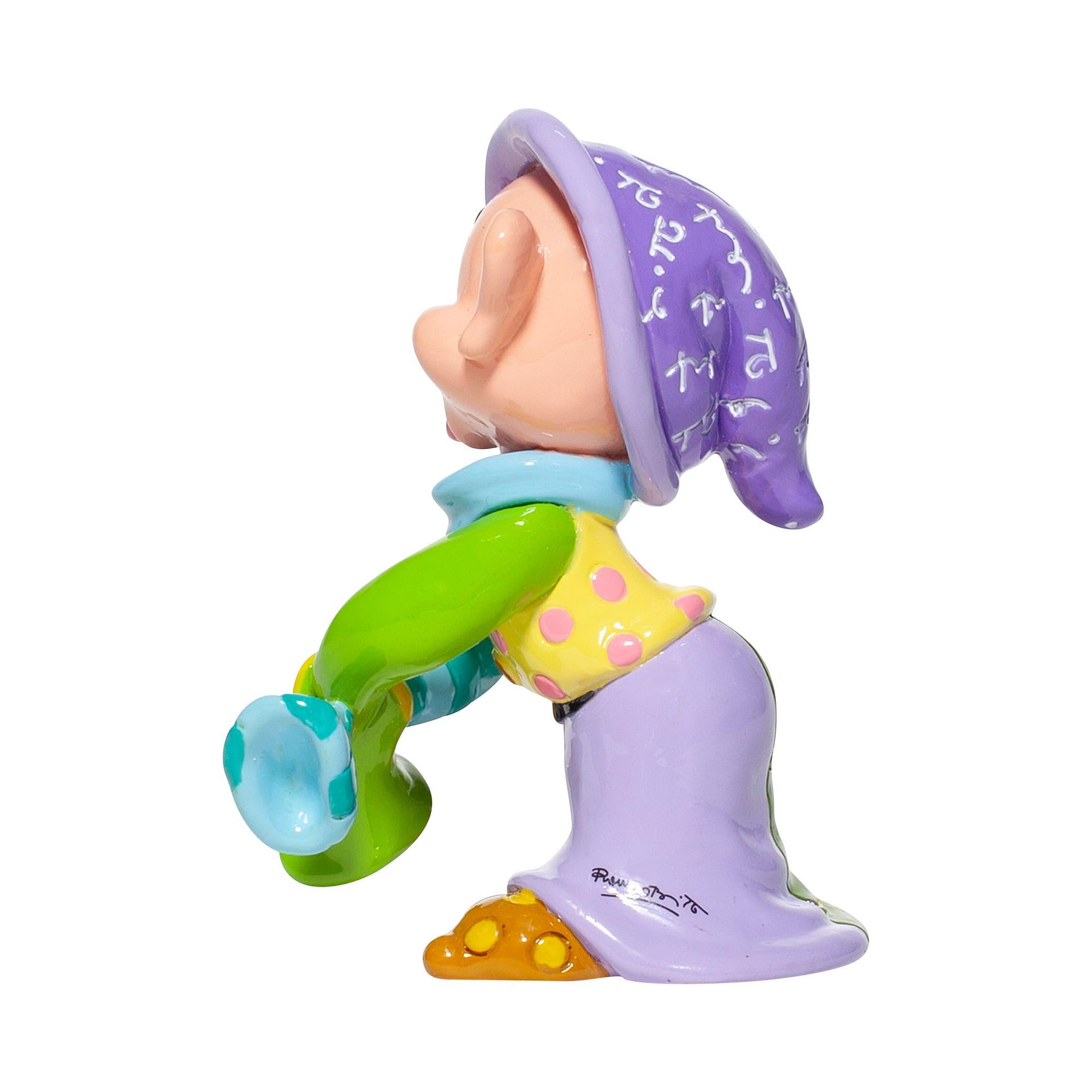 Enesco Enesco Disney Romero Britto Snow White Dopey Miniature Figurine - 4.7 Inch Colorful Collectible - View 3 of 9