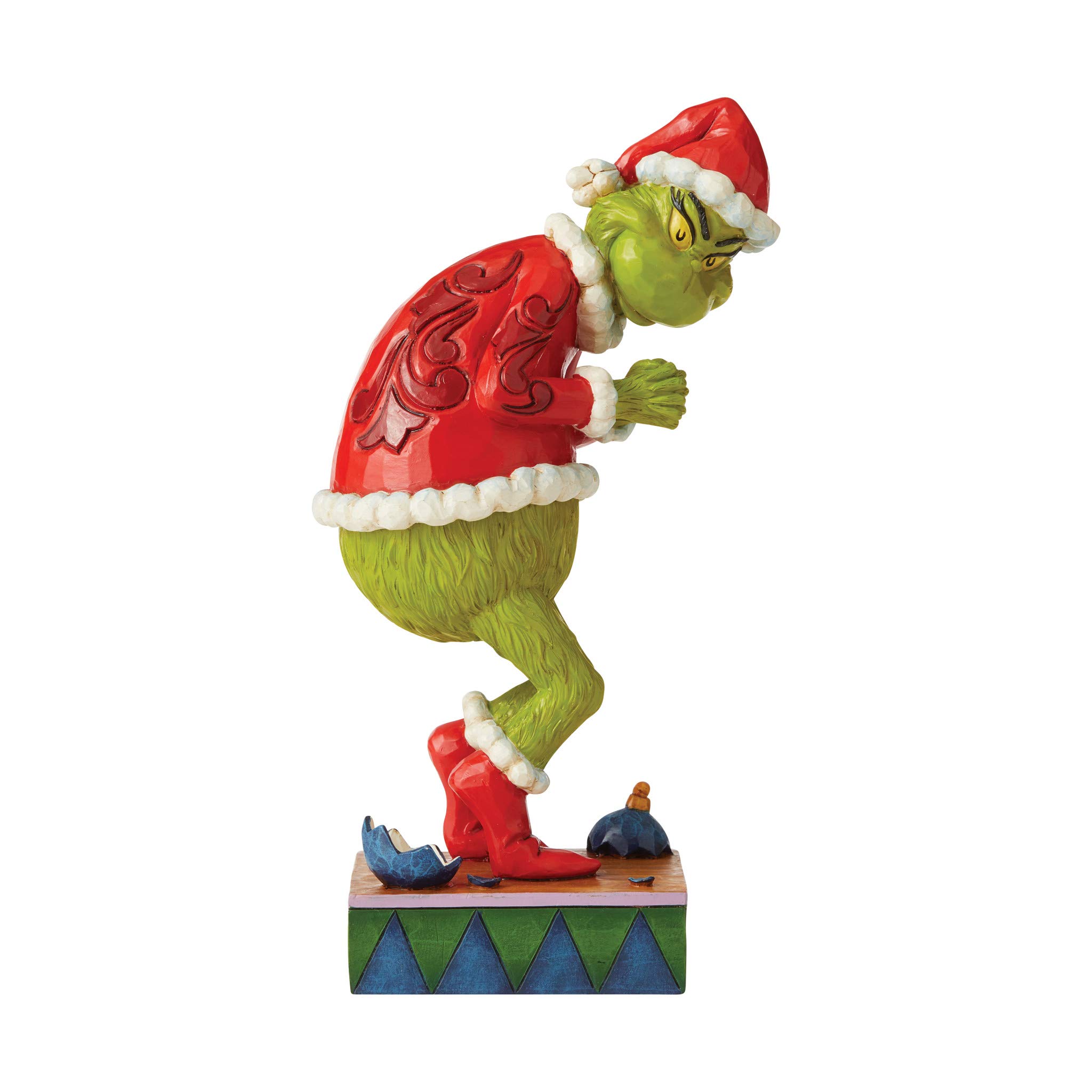 Enesco Enesco Jim Shore The Grinch Sneaky Figurine 8.15 Inch Multicolor Collectible Home Decor - View 3 of 5